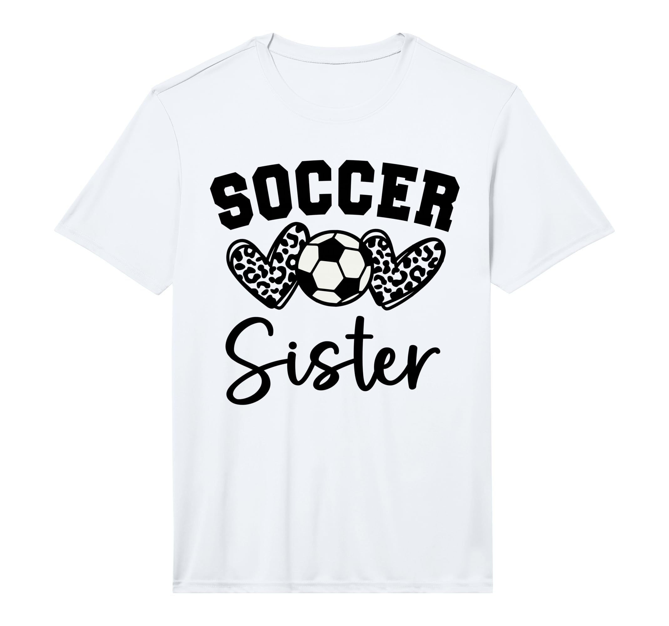 Soccer Sister Matching Family Soccer T-Shirt - Custom Art Print Unisex