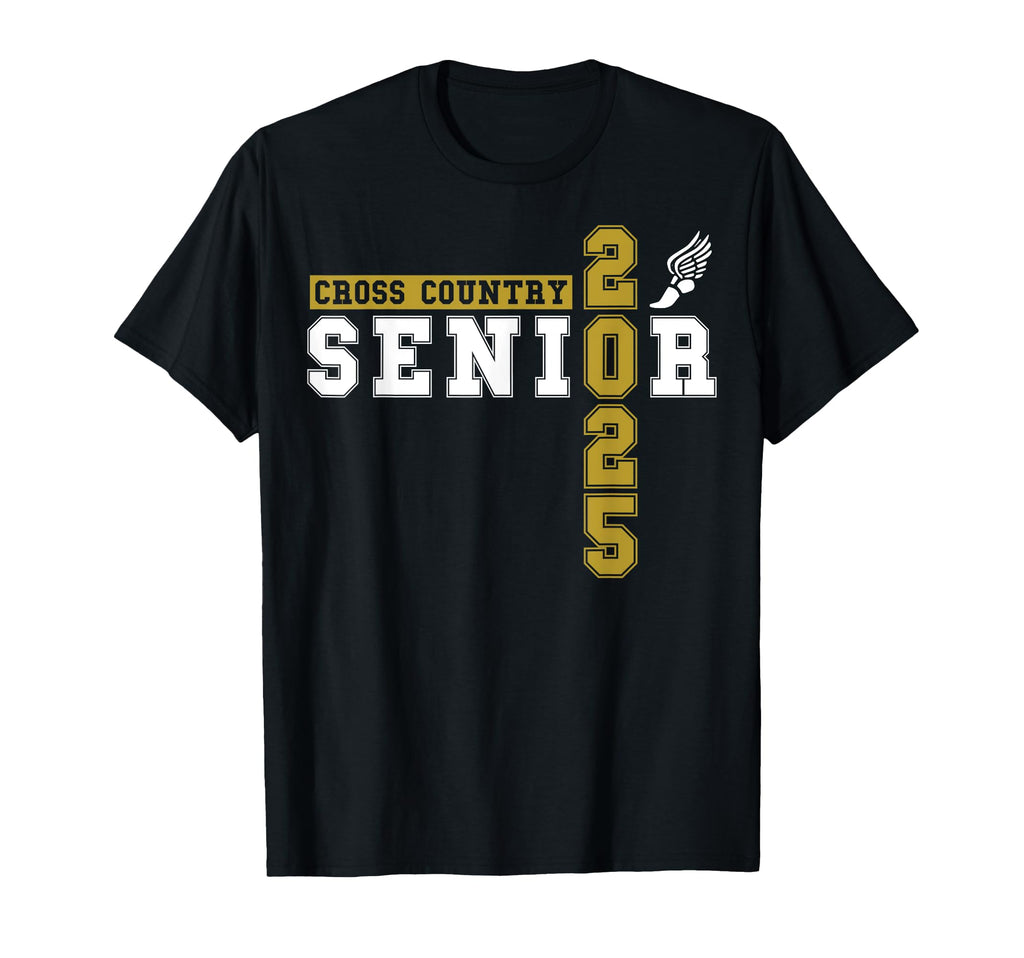 Cross Country Senior Night Senior T-Shirt - Aesthetic Graphic for Adults