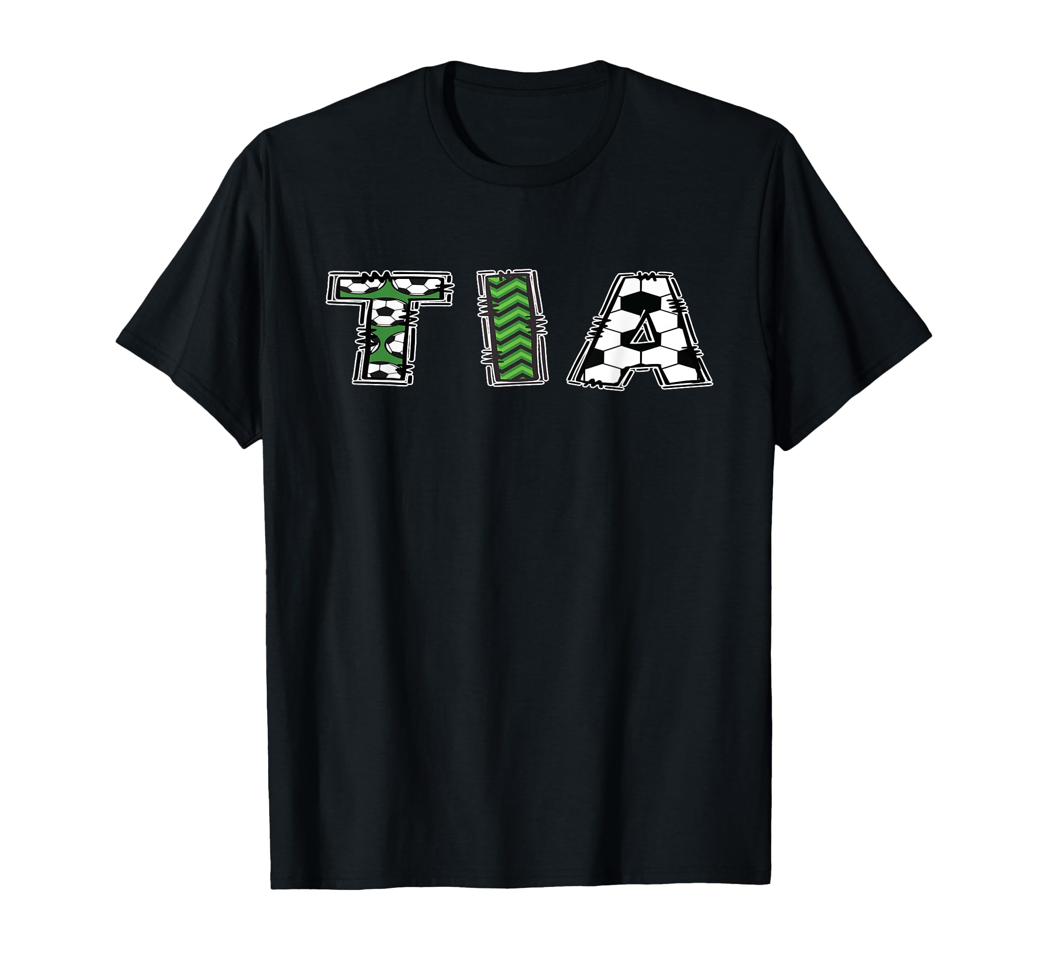 Soccer Aunt Tia Birthday Party T-Shirt - Novelty Apparel for Adults