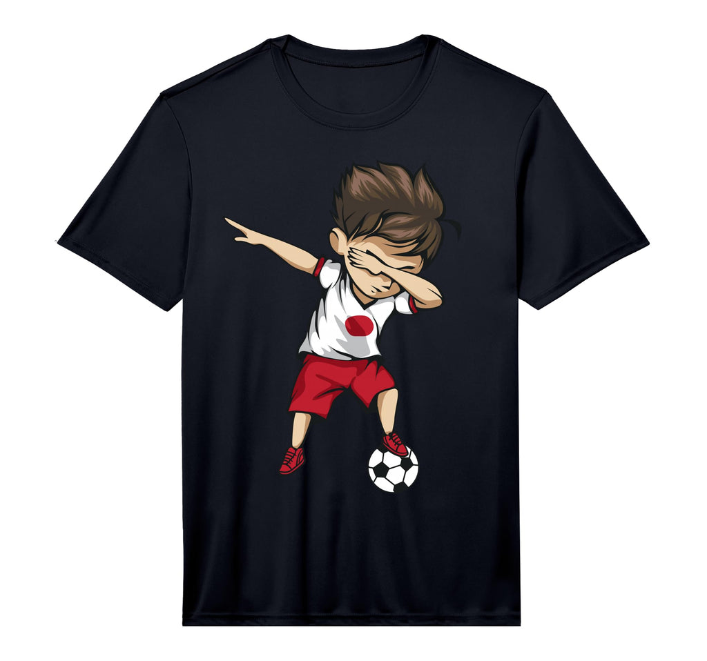 Dabbing Soccer Japan Japanese Football T-Shirt - Minimalist Print Unisex