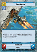 Grim Valor (Hyperspace Foil) (807) [Jump to Lightspeed]