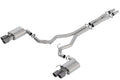 Borla 2018 Ford Mustang GT 5.0L AT/MT 3in Atak Catback Exhaust w/ Valves (Carbon Fiber Black Tip) 140743CFBA