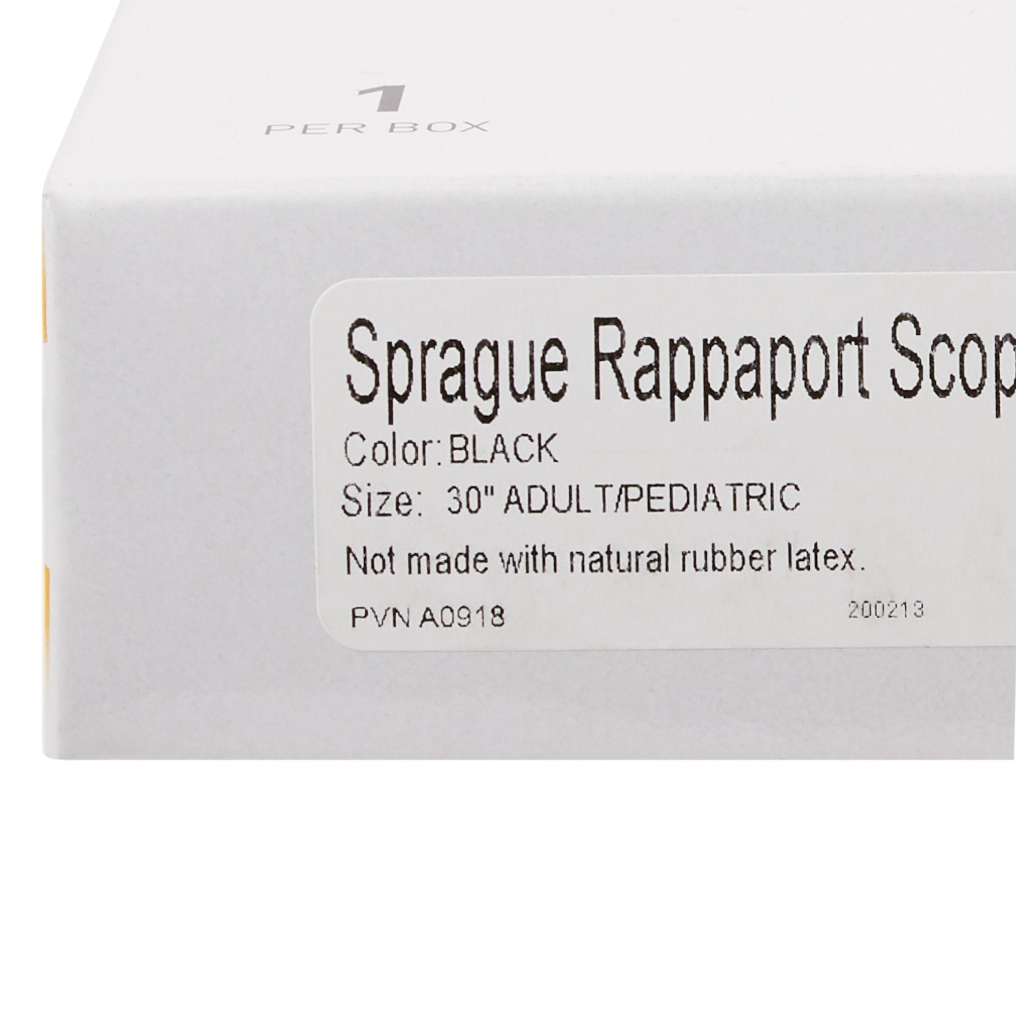 McKesson Lumeon Sprague Rappaport Stethoscope Double Lumen Black 641BKGM 01-641BKGM