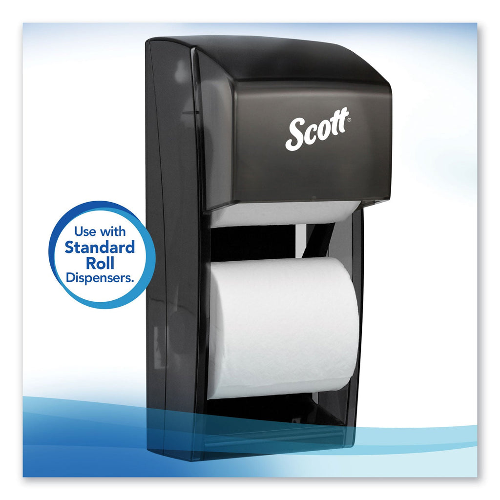 Scott Essential Standard Roll Bathroom Tissue for Business, Septic Safe, 2-Ply, White, 550 Sheets/Roll, 80/Carton