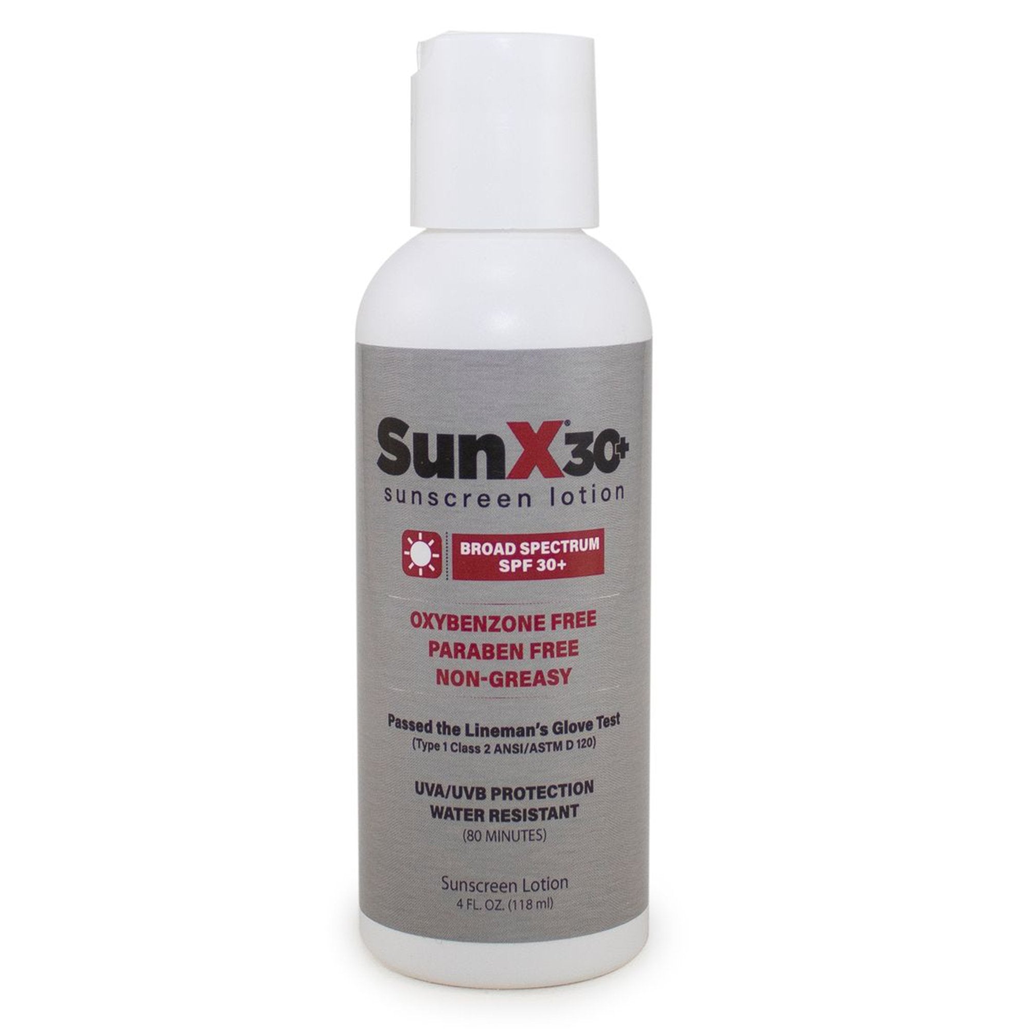 SunX® SPF 30+ Sunscreen, 4-ounce Bottle 71666