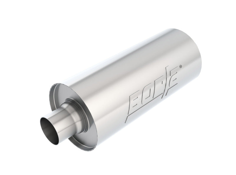 Borla Universal Performance 2.5in Inlet/Outlet Stainless Racing Muffler 400024