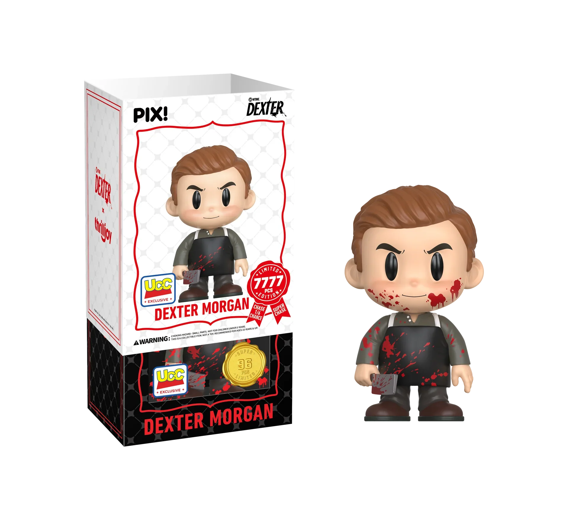 [Thrilljoy] [EXCLUSIVE] Dexter - Dexter Morgan LE7777 PIX Vinyl Figure (1 in 6 Chance at Chase)