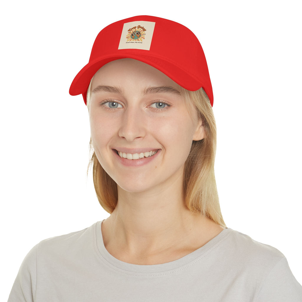 Keep Going: Small Steps, Big World Motivational Cap