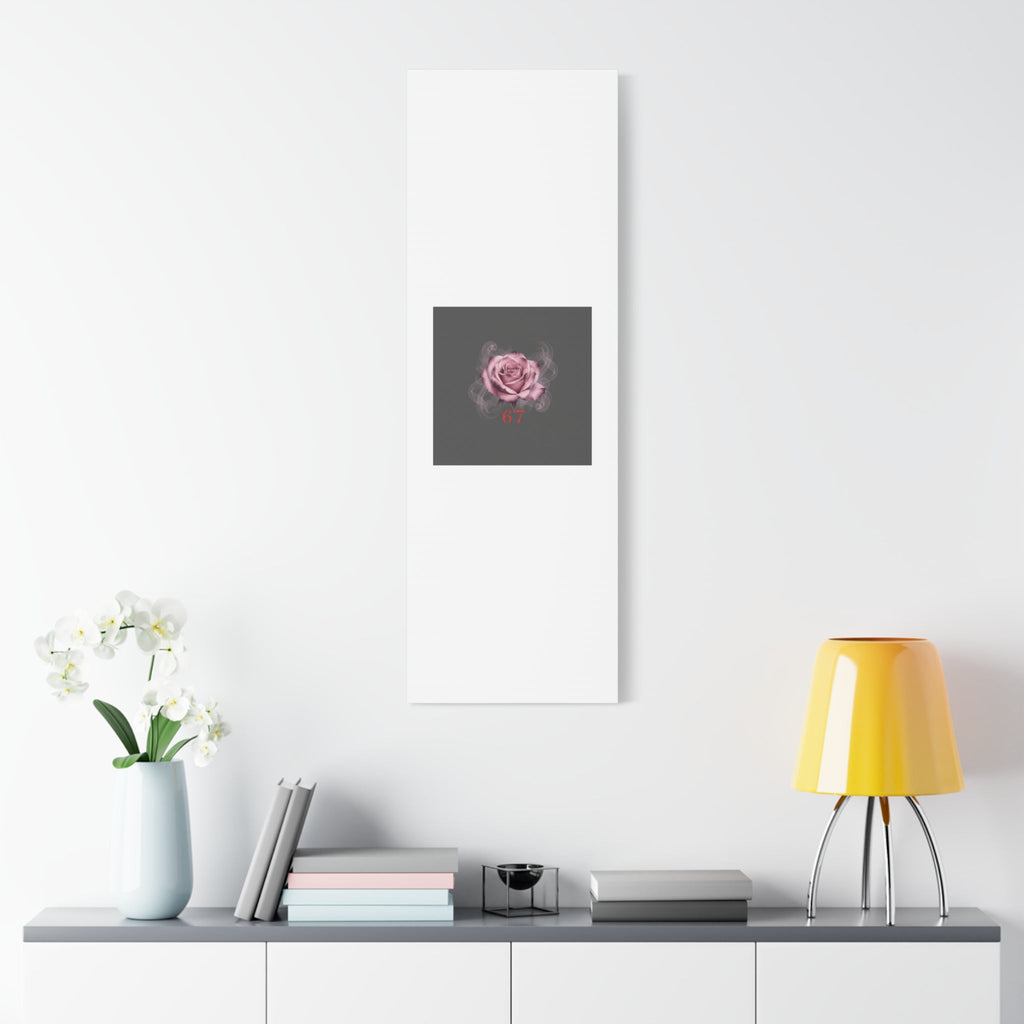 6 7 Valentine's Canvas | Viral Gothic Rose Wall Art | 6 7 Meaning Dark Romance