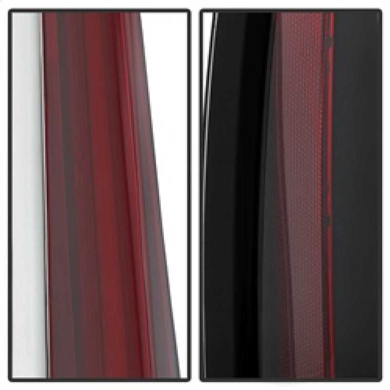 SPYDER xTune GMC Yukon 15-17 LED Tail Lights (Escalade Style) - Black ALT-JH-GY15-2IN1LED-BK 9039775