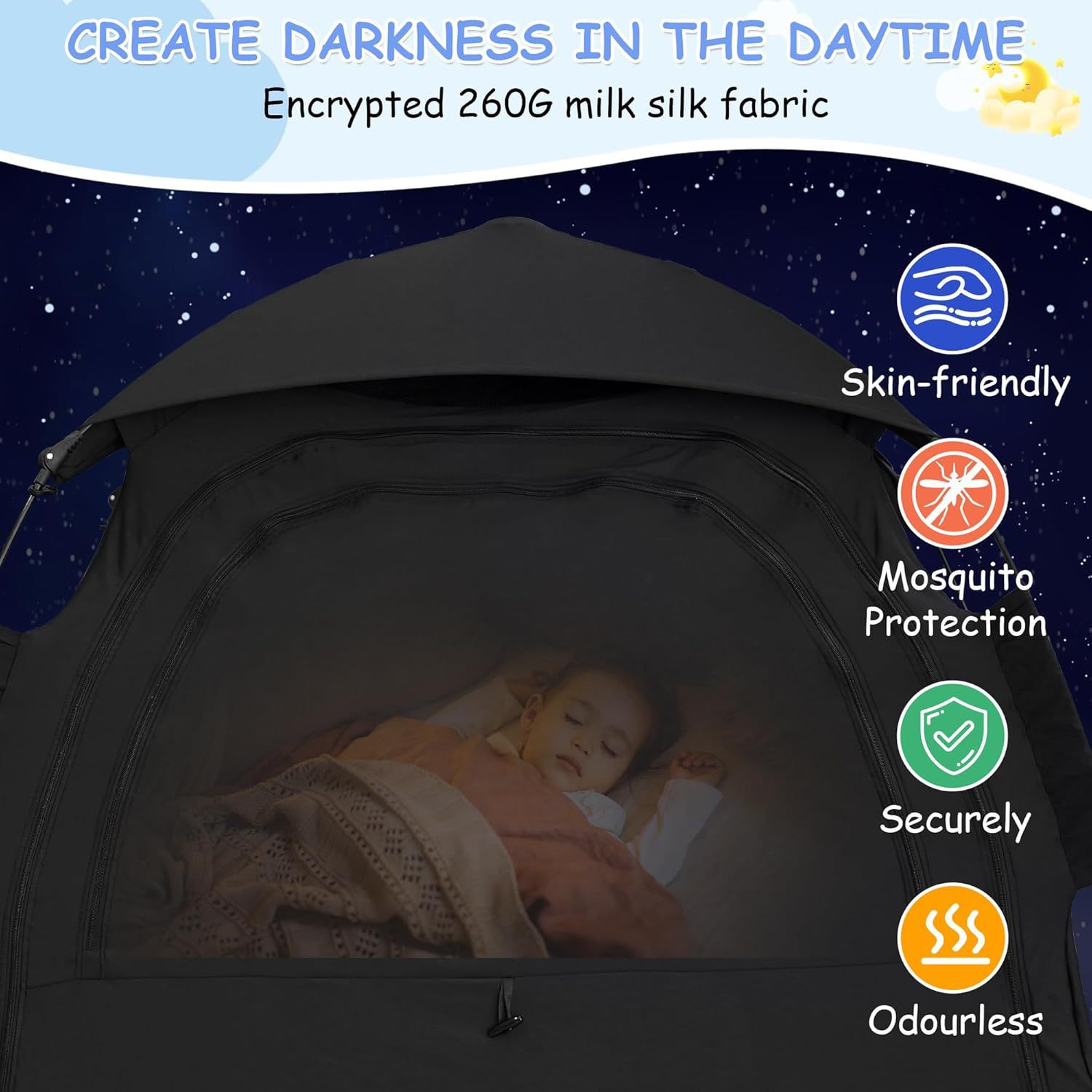 Kids Blackout Sleeping Tent