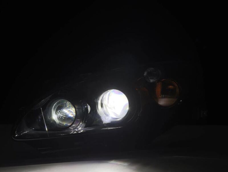 AlphaRex 99-09 Honda S2000 LUXX-Series Projector LED Headlights - Alpha-Black 880270 *Discontinued