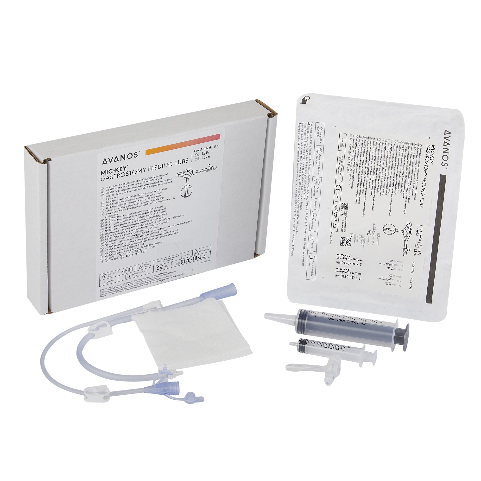 Mic-Key Gastrostomy Feeding Tube Kit 0120-18-2.3
