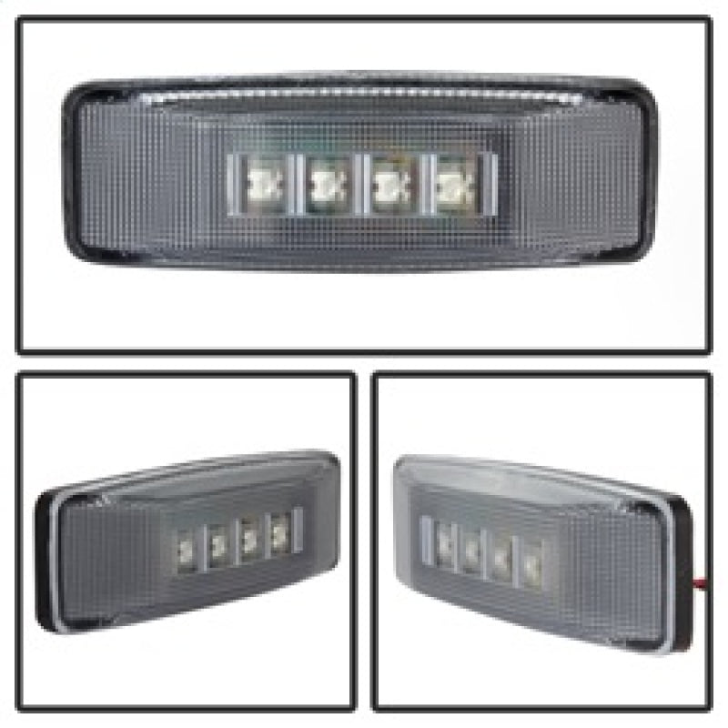 SPYDER Xtune Dodge Ram 94-02 Dually 2 Red LED+2 Amber LED Fender Lights 4pcs Clear ACC-LED-DR94-FE-C 9924699