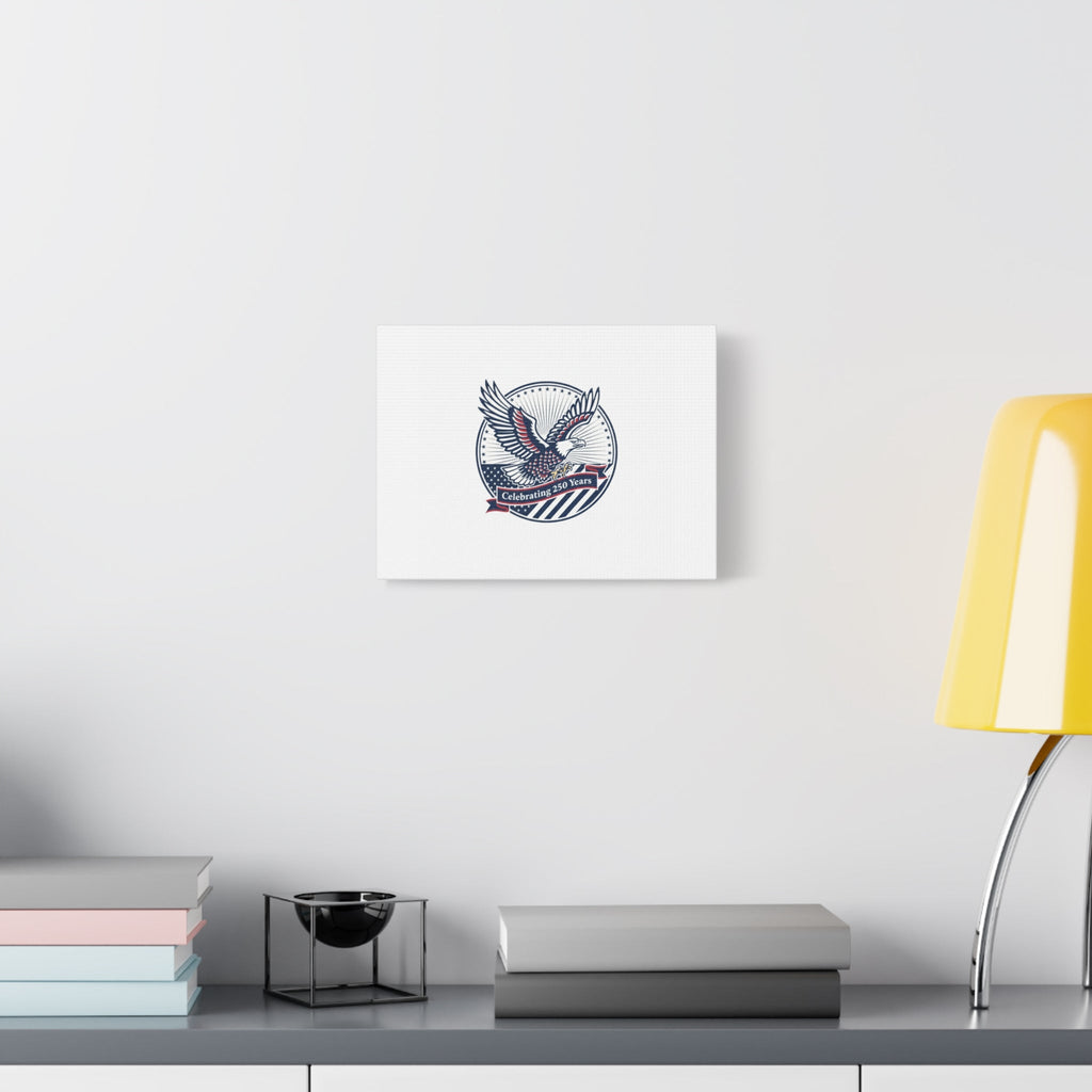 250th Anniversary Eagle Emblem Canvas | Semiquincentennial Americana