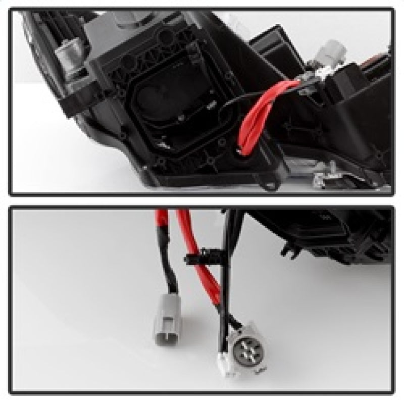 SPYDER Xtune Lexus Gs 06-11 OE Projector Headlights (w/AFS. Hid Fit) Black PRO-JH-LGS06-AFS-AM-BK 5075888