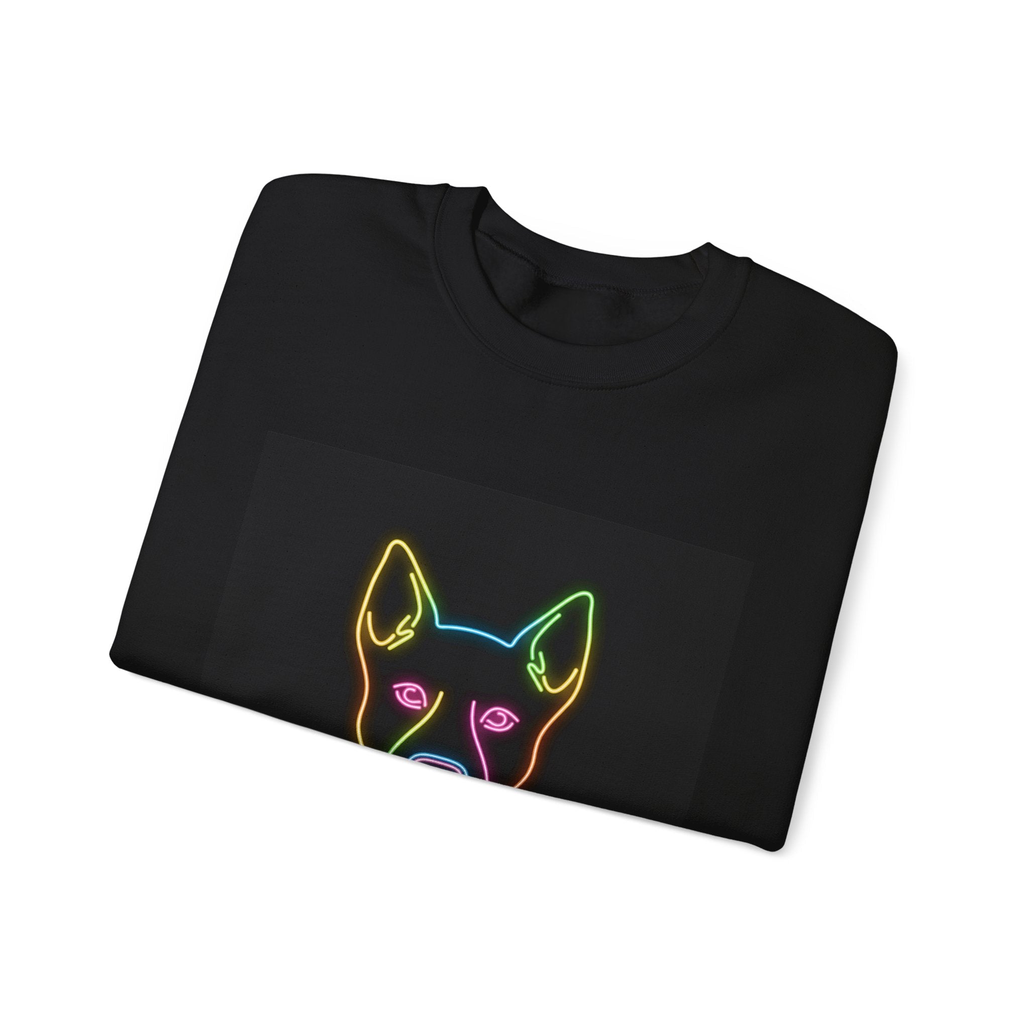 Funny Dog Meme Sweatshirt | Neon Doggo Graphic, Dog Mom Gift, Internet Dog Humor