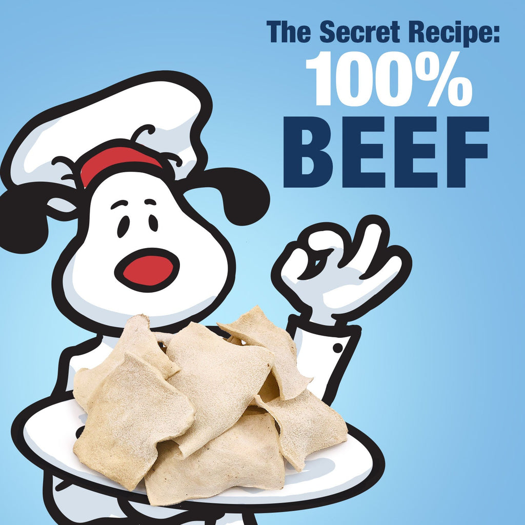 ValueBull USA Beef Rawhide Chips for Dogs, 4 Pound