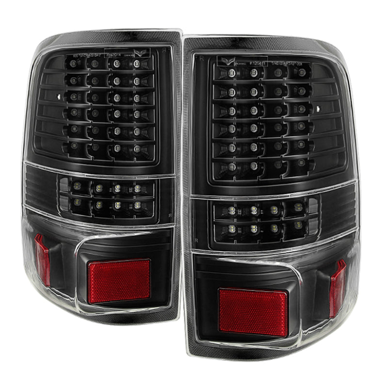 SPYDER Xtune Ford F150 Styleside 04-08 LED Tail Lights Black ALT-JH-FF15004-LED-G2-BK 9034879