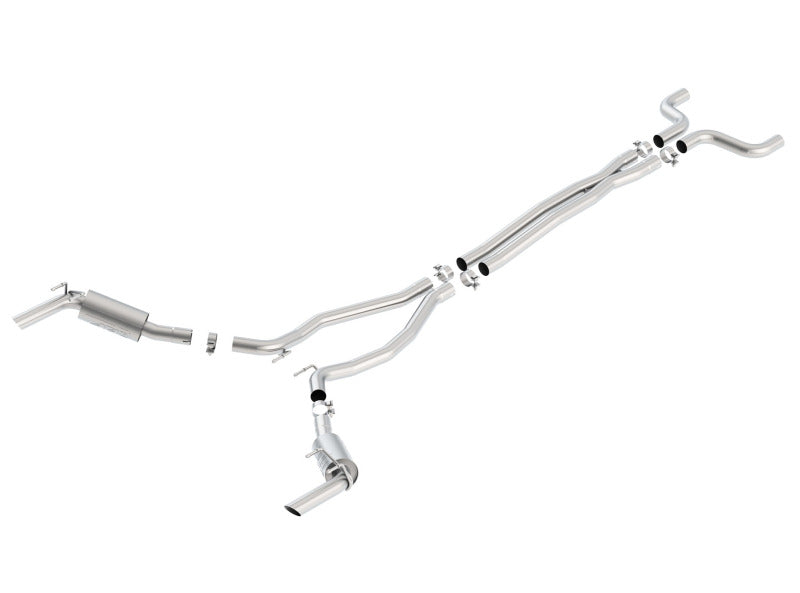 Borla 14 Chevy Camaro SS 6.2L V8 Single Split Rear Exit ATAK Catback Exhaust (no tip) 140533