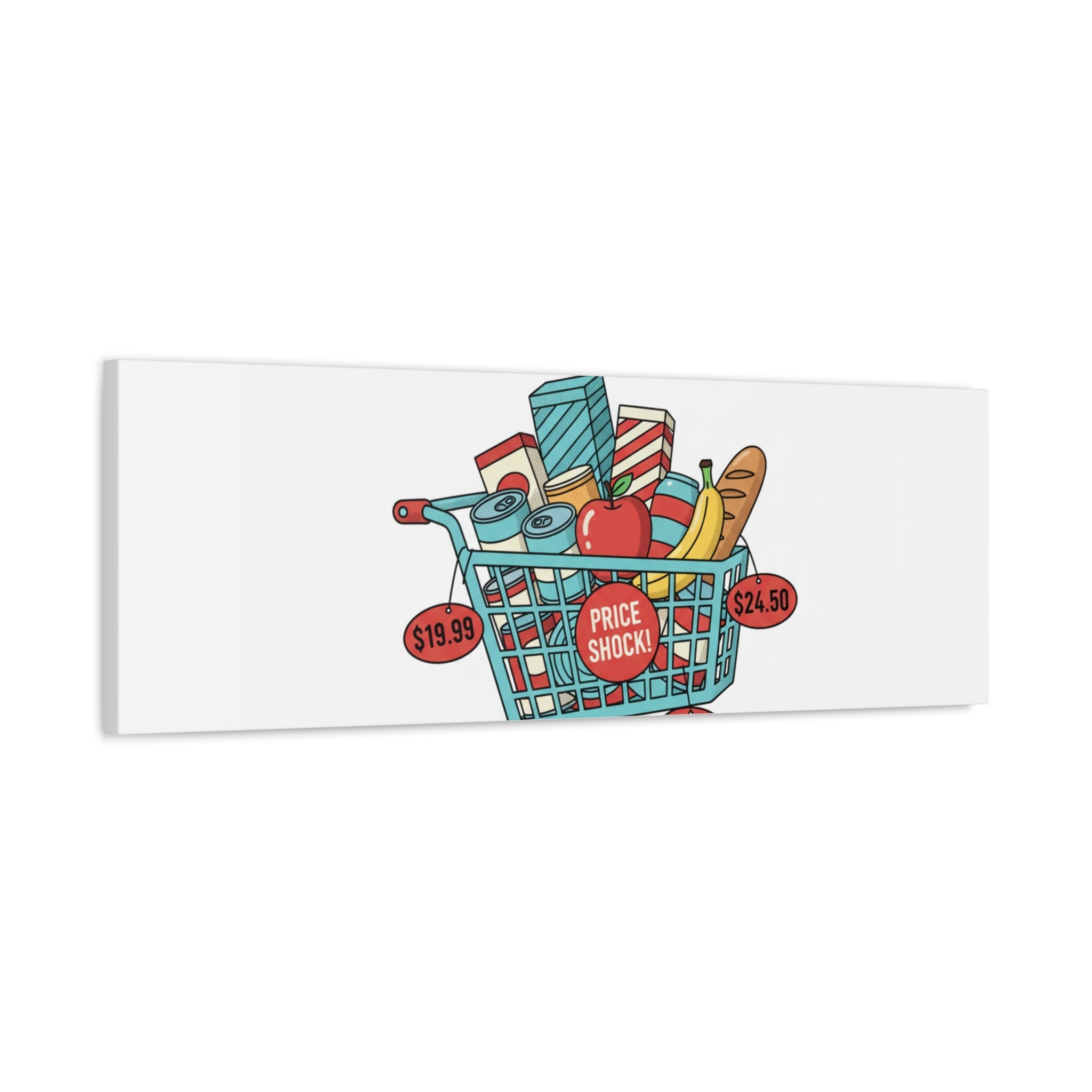 What Happened to the Dollar Menu? Canvas | Grocery Prices Meme, Price Shock Wall Art