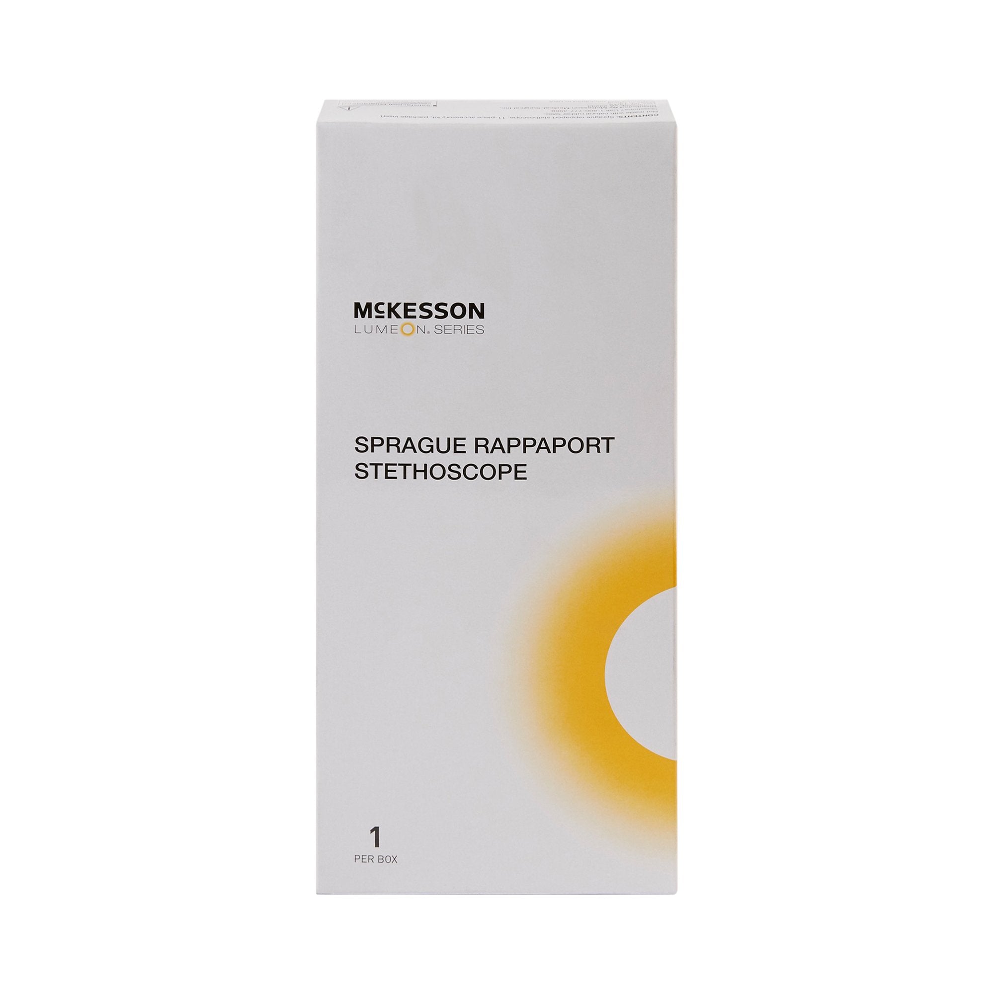 McKesson Lumeon Sprague Rappaport Stethoscope Double Lumen Black 641BKGM 01-641BKGM
