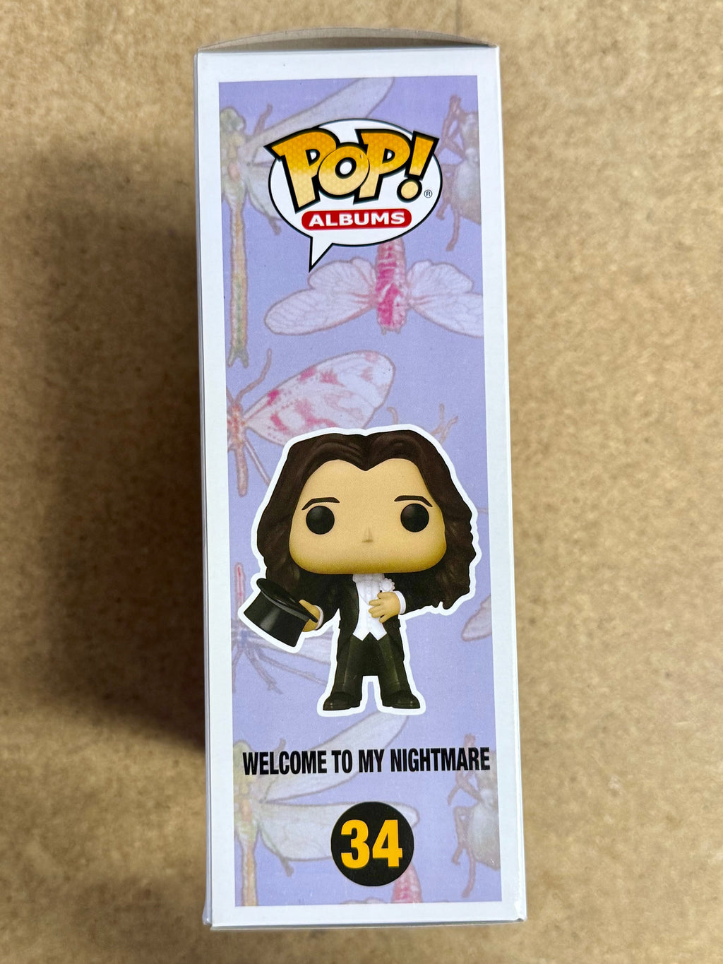 Alice Cooper Signed Welcome To My Nightmare Funko Pop! Albums #34 With PSA COA