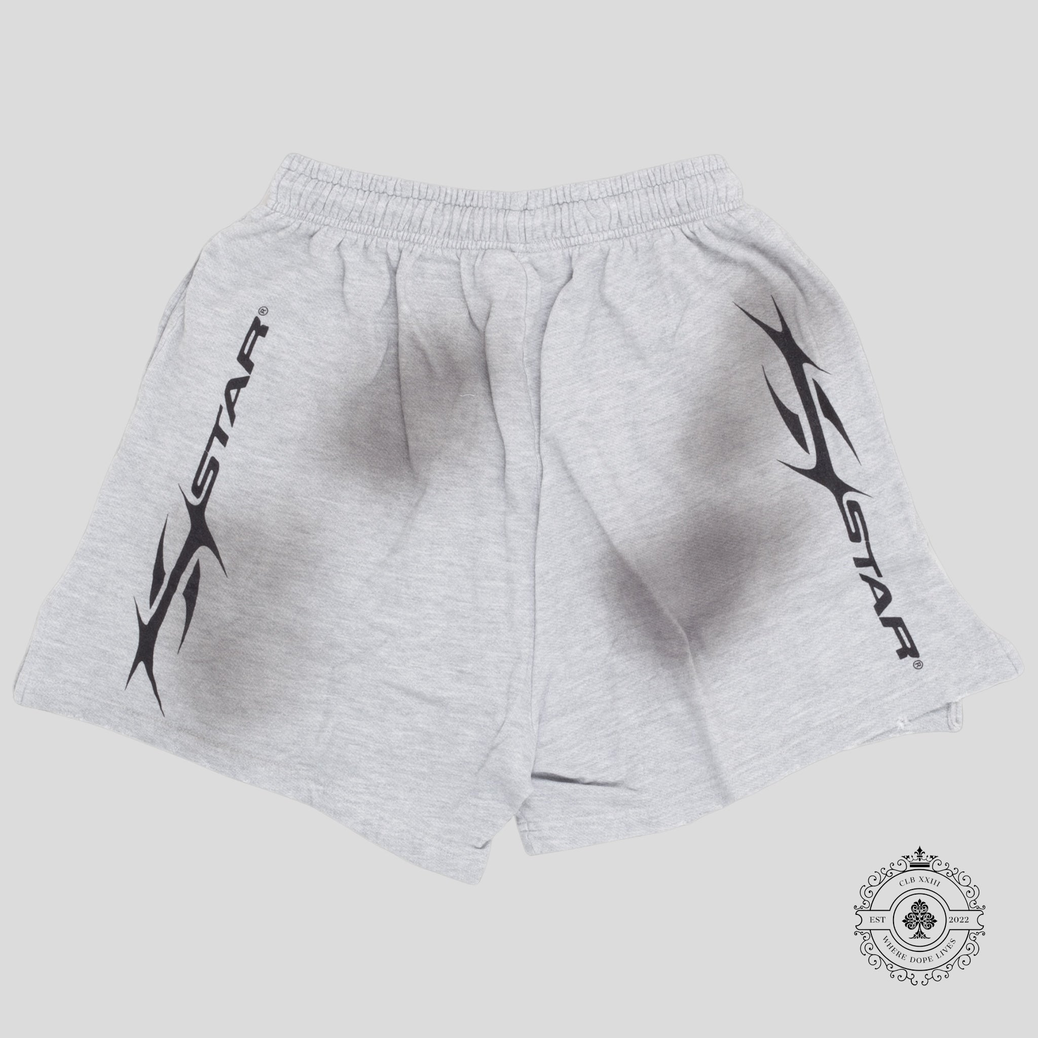 Hellstar Yoga Shorts in Grey