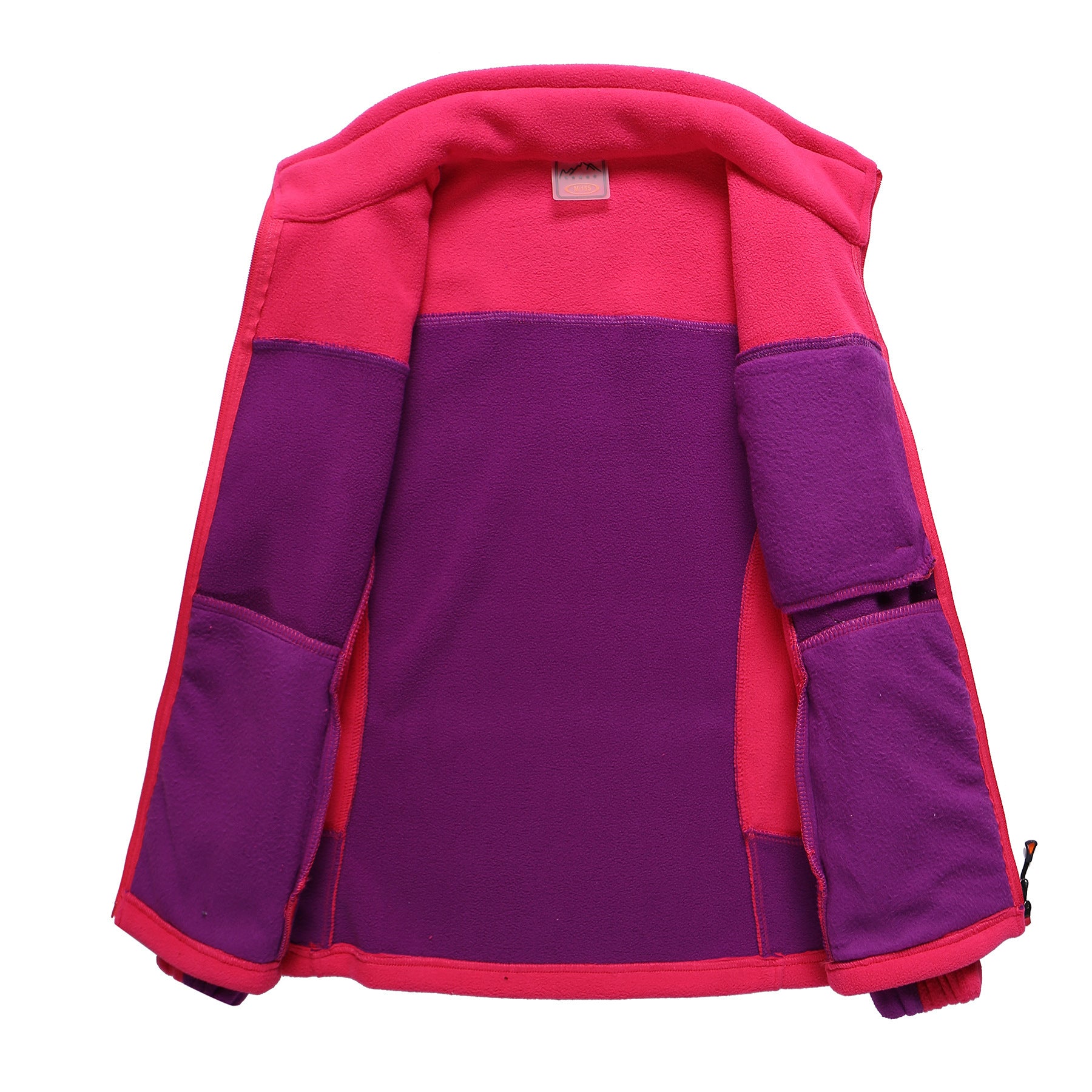 Cross-border Sources Of New Polar Fleece Warm Fleece Couple Cardigan Contrast