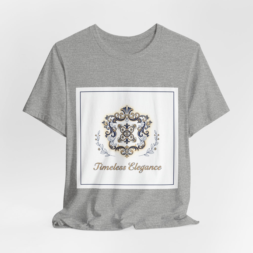 Ornate Brooch Emblem Tee | baroque print tee, vintage emblem shirt