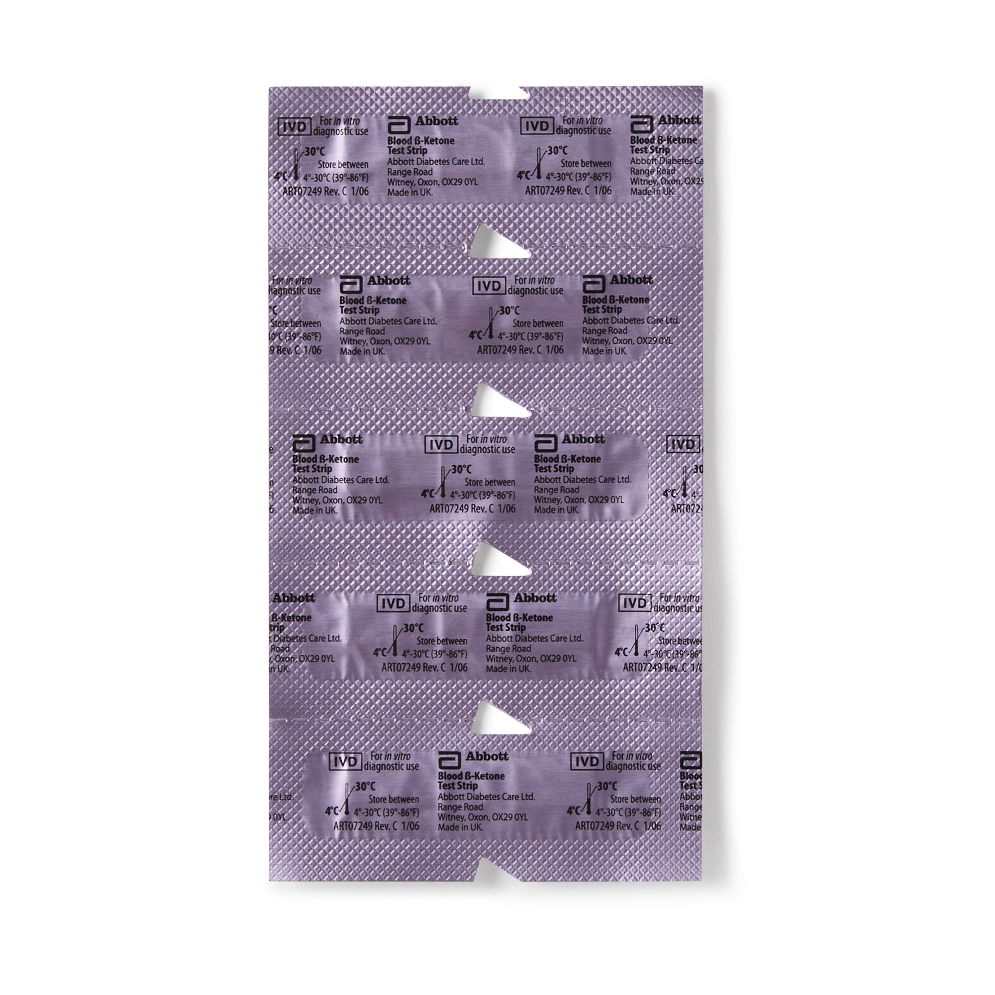Precision Xtra Blood Ketone Test Strips 57599074501