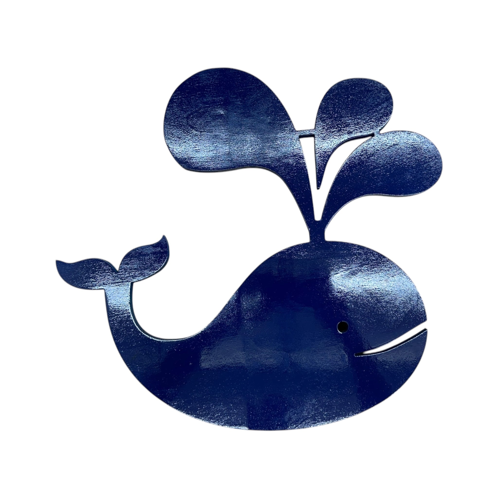 Wooden Whale Wall Decor with LED Backlighting and Remote Control
