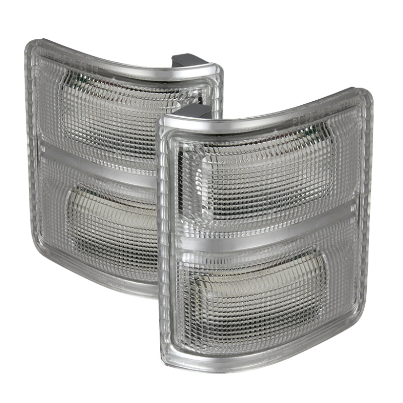 SPYDER xTune Ford Superduty 08-14 F250-F550 Amber LED Mirror Signal Lens - Clear ACC-LED-FDSD08-MR-C 9924736