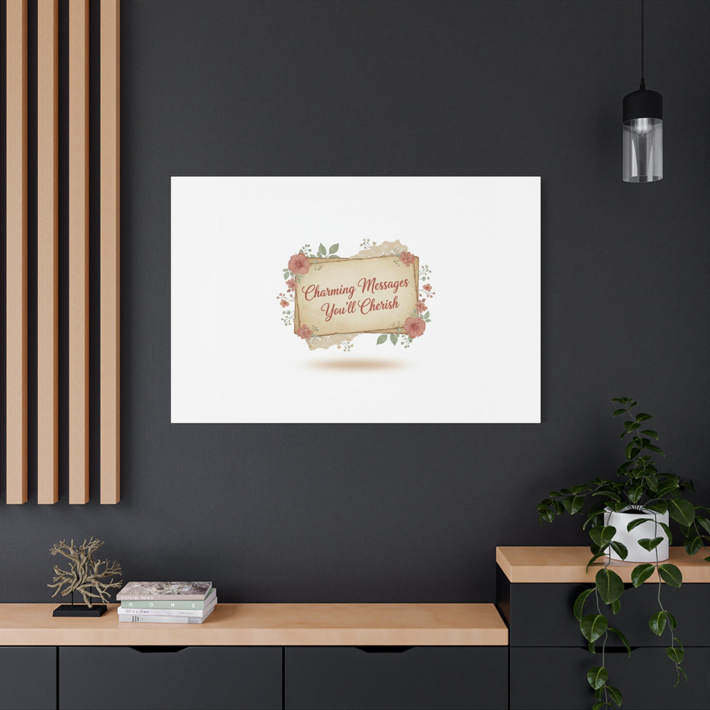 Love Letter Collage Canvas, Vintage Letter Art, Wax Seal Romance Print