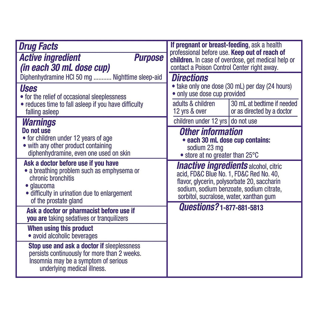 ZzzQuil™ Nighttime Sleep-Aid Liquid, Warming Berry 32390001396