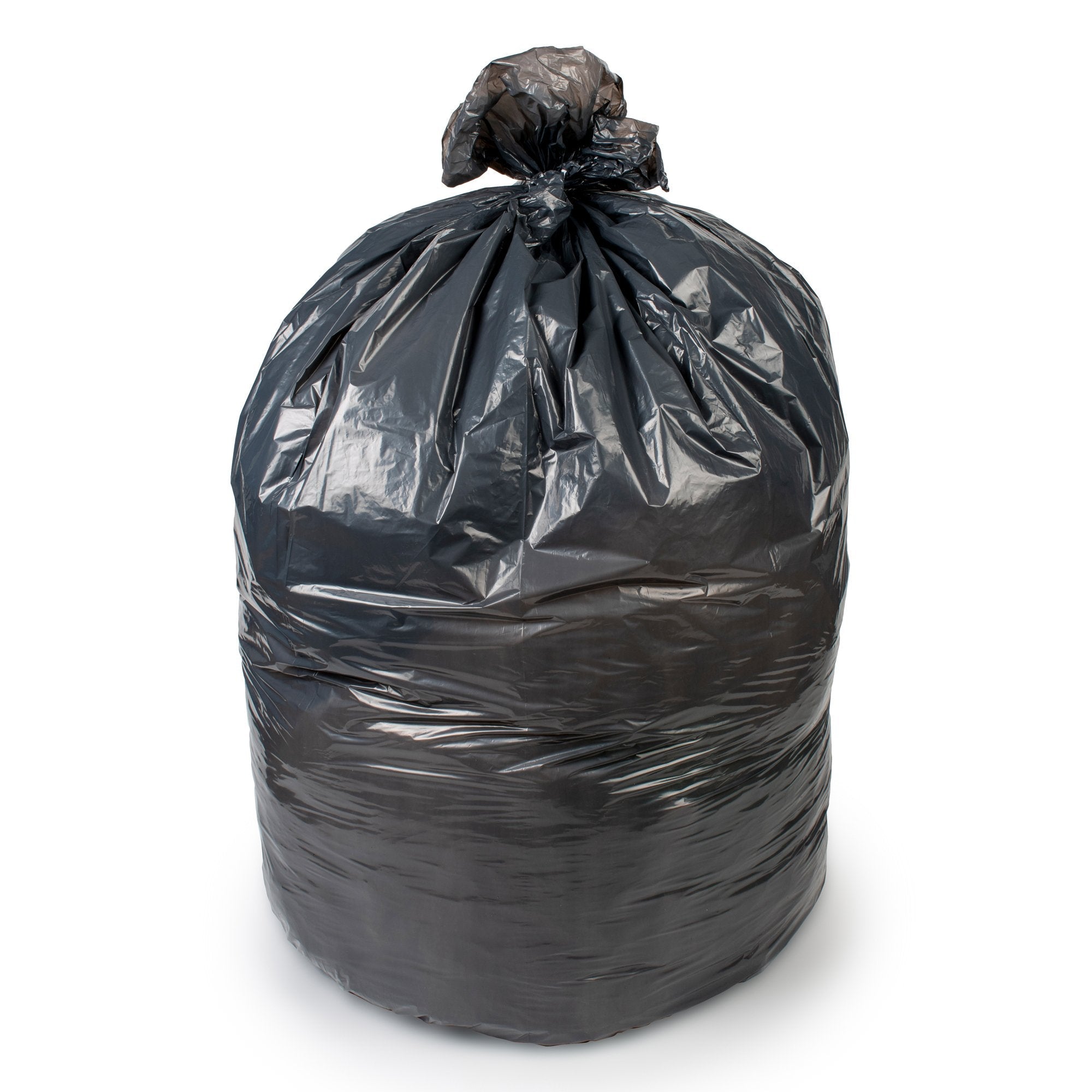 Trash Bag Colonial Bag Super Hex 45 gal. 0.90 mil 40 X 46 Inch Gray Extra Heavy Duty X-Seal Bottom Coreless Roll CRG58125EQ