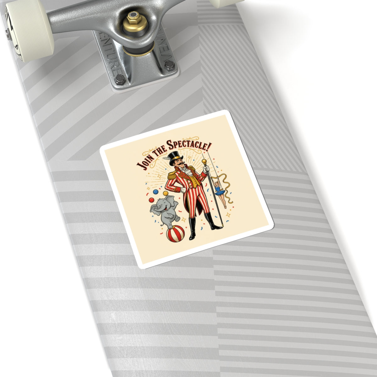 Join the Spectacle Circus Sticker | Vintage Carnival, Camp Big Top