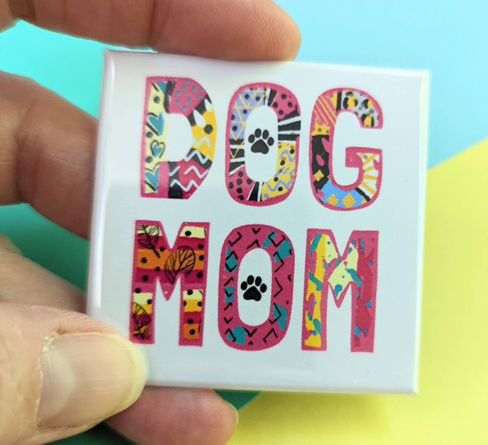 Happy Little Magnet - Dog Mom