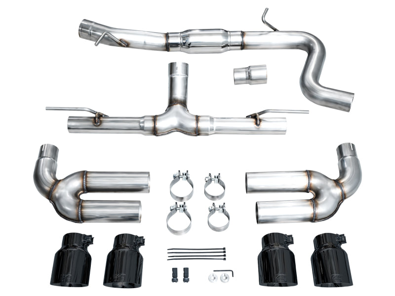 AWE Tuning AWE 22-24 Audi 8Y S3 Track Edition Exhaust  - Diamond Black Tips 3020-43897