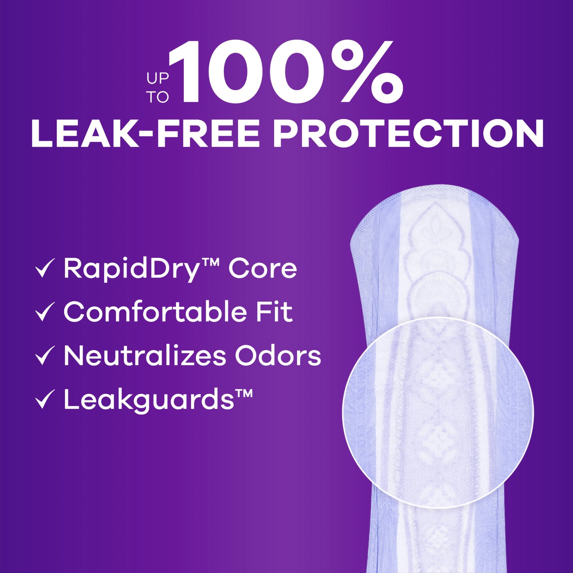 Always® Discreet Bladder Control Pad, Size 3 03700088658
