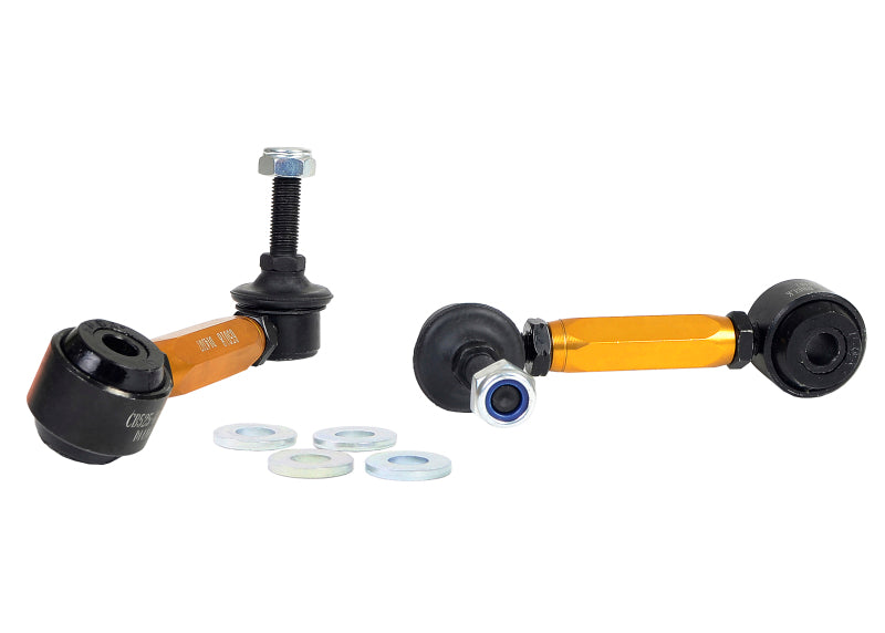 Whiteline Sway Bar Link Kit Heavy Duty Adj Steel Ball Audi A3 2006-2011