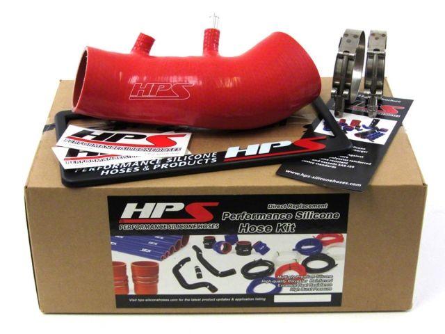 HPS Red Reinforced Silicone Post MAF Air Intake Hose Kit Acura 07-11 CSX Type-S