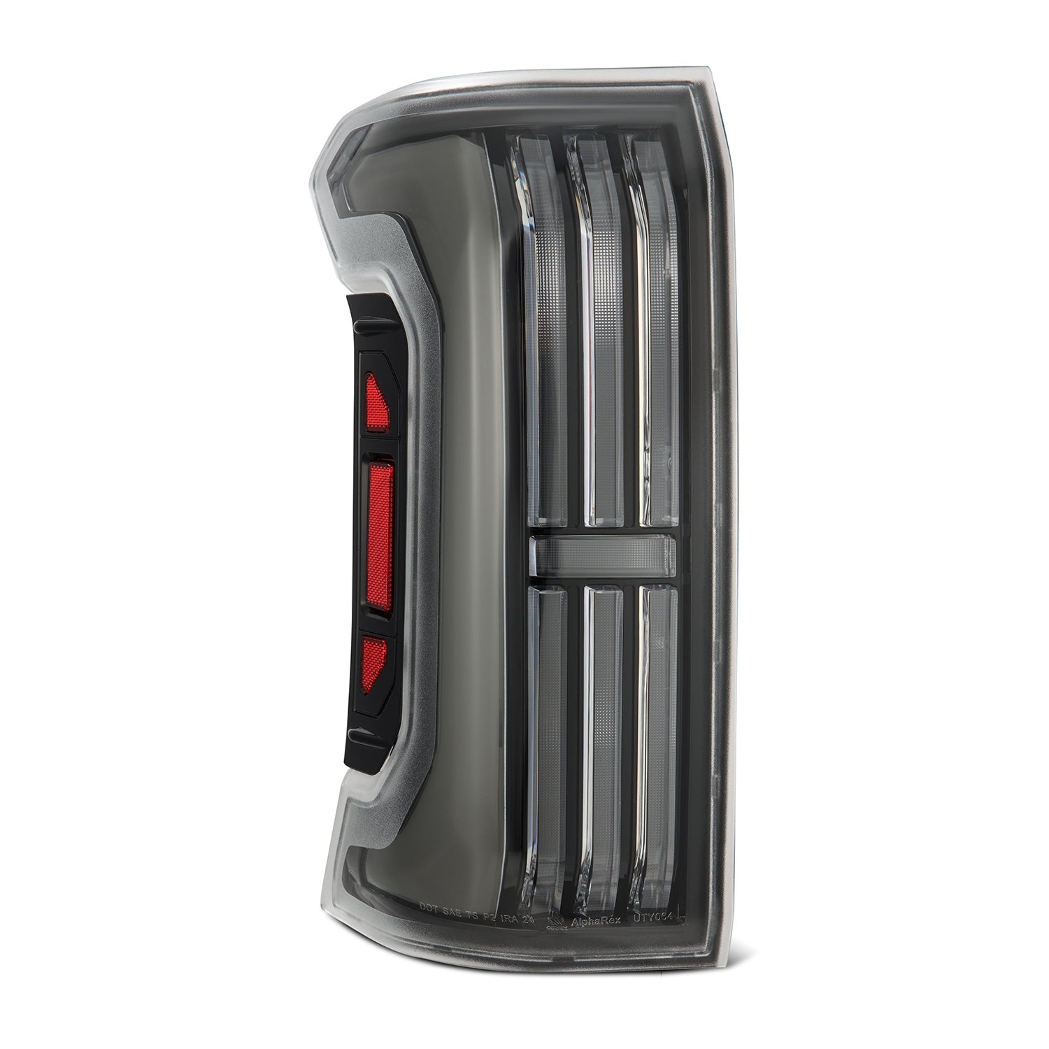 AlphaRex 24-25 Toyota Tacoma NOVA-Series LED Prismatic Tail Lights - Black 679020 *Discontinued