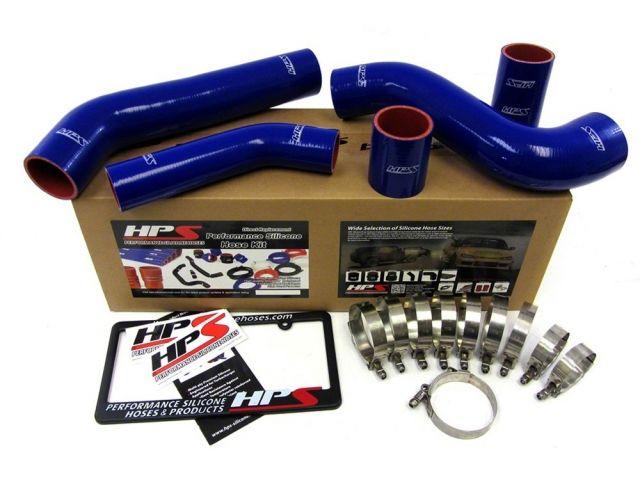 HPS Blue Reinforced Silicone Intercooler Hose Kit Mitsubishi Lancer EVO 10 X US-Spec