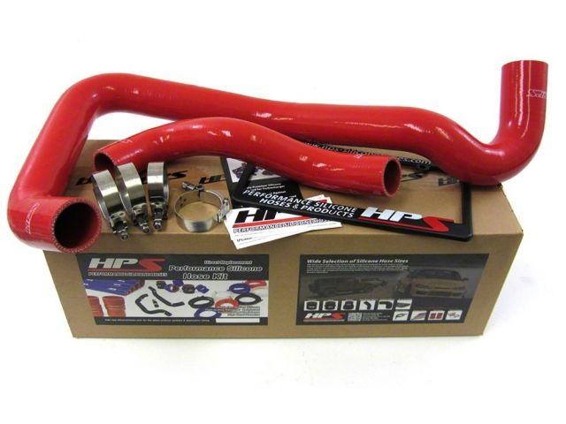HPS Red Reinforced Silicone Radiator Hose Kit Coolant Ford 03-07 F350 Superduty 6.0L Diesel w/ Mono Beam Suspension