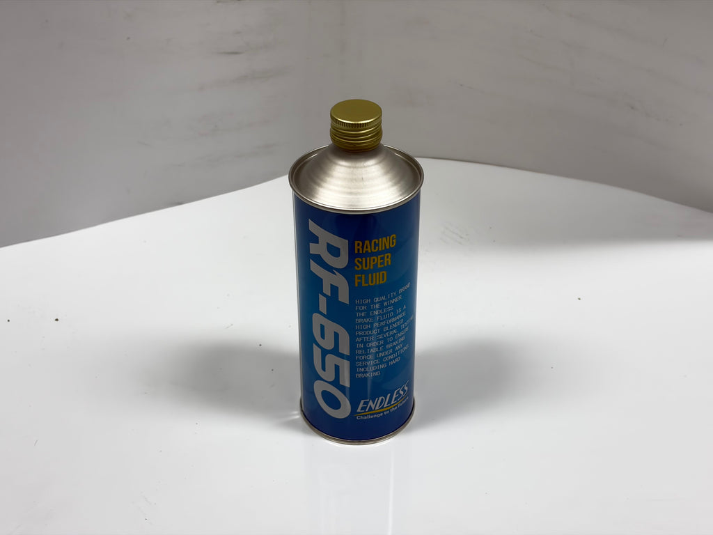 Endless RF‑650 Racing Brake Fluid 500 mL - 613°F Dry Boiling Point, Motorsport Grade RF650