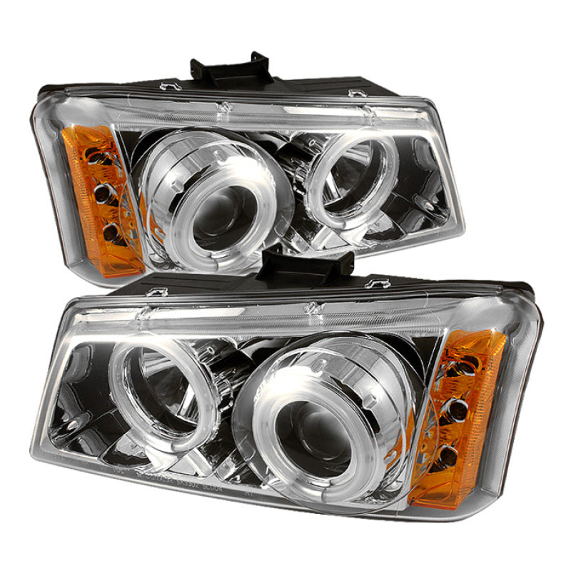 SPYDER Chevy Silverado 1500 03-06 Projector HeadlightsCCFL Halo LED Chrm High H1 PRO-YD-CS03-CCFL-C 5030030