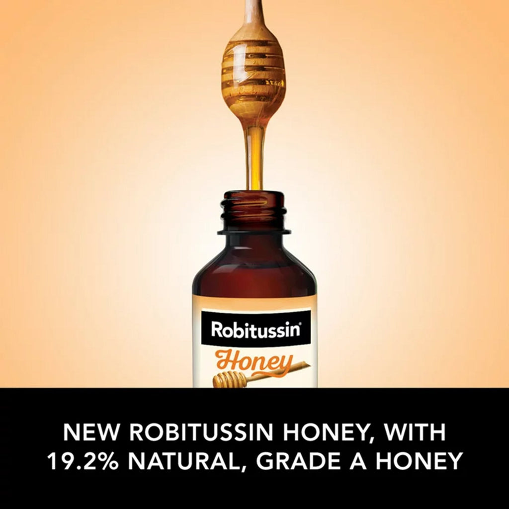 Robitussin Children's Honey Cough & Chest Congestion DM Liquid, 4-ounce bottle 00031876012