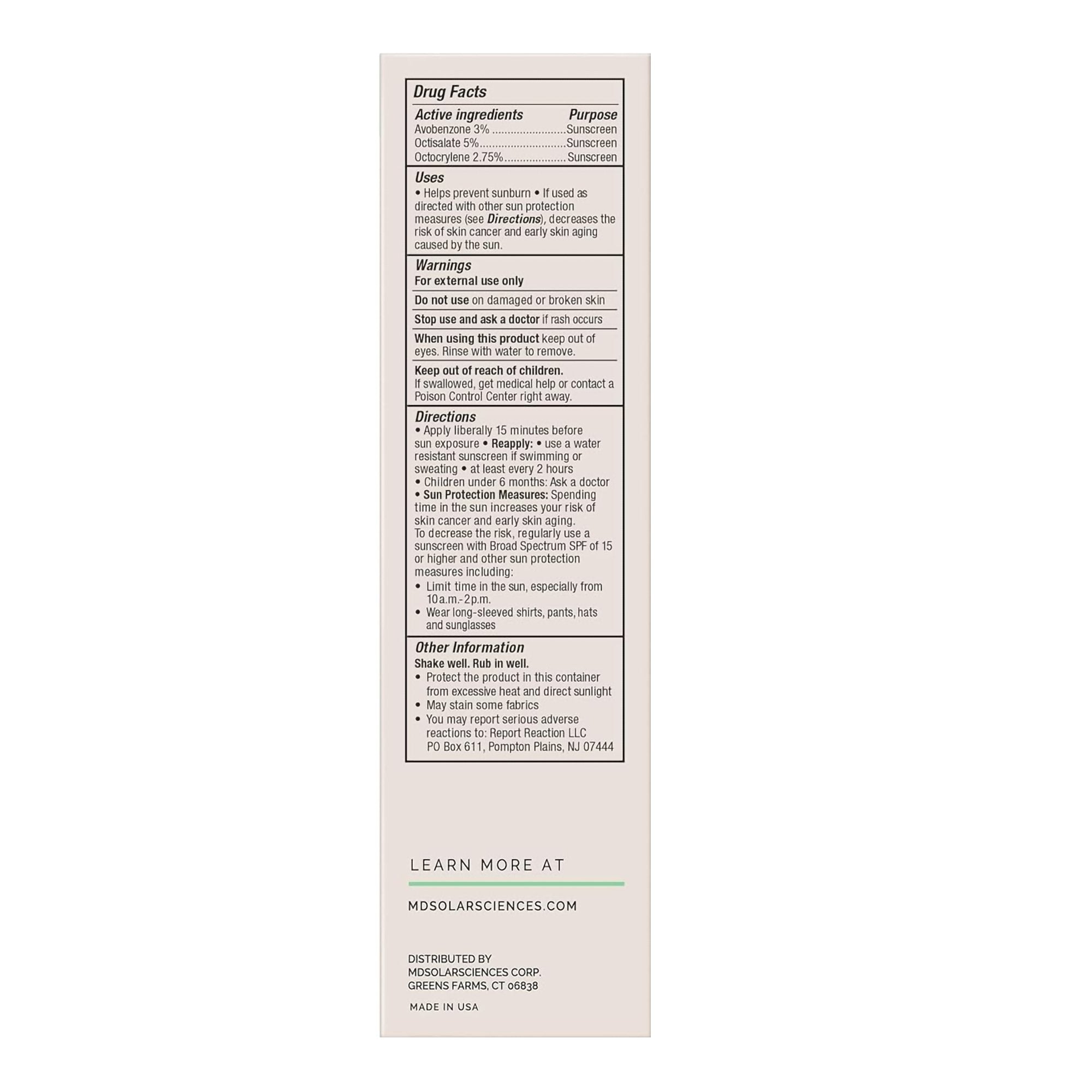 MDSolarSciences® Tint + Tone SPF 50 158001