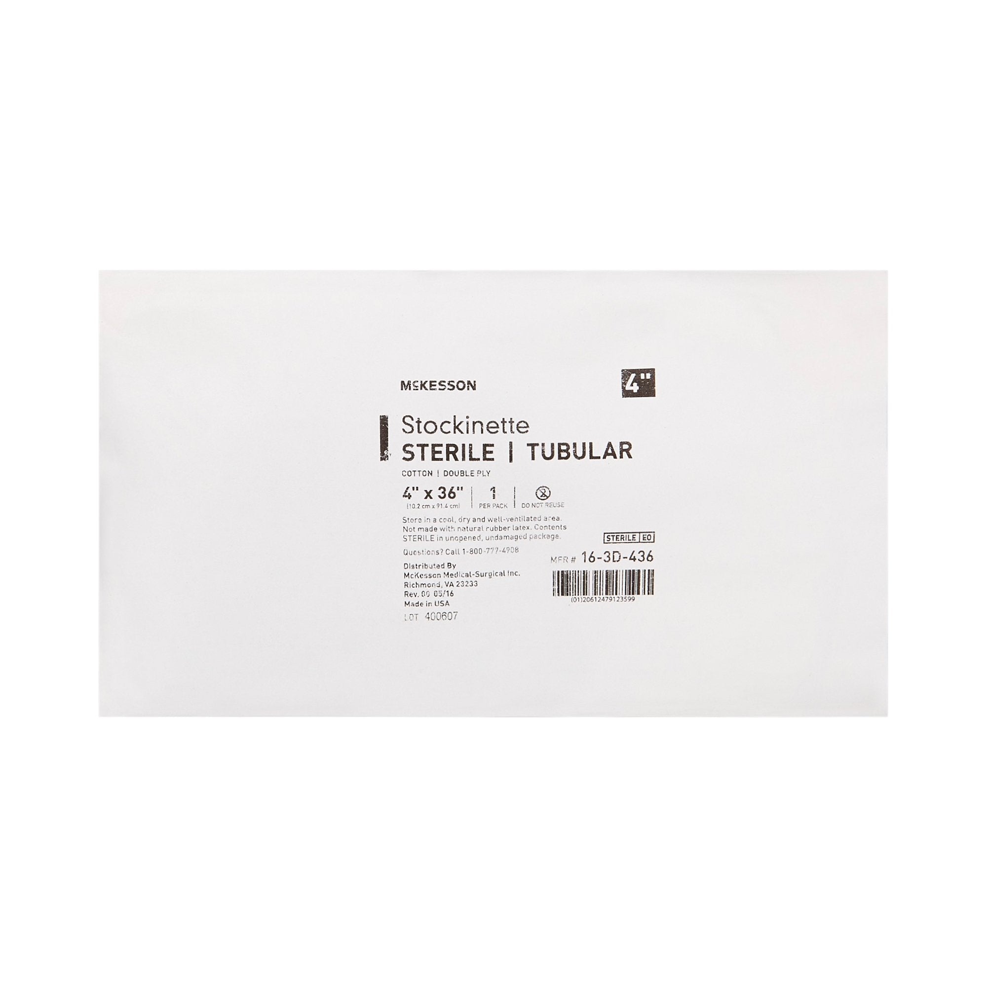 McKesson Beige Cotton Tubular Stockinette, 4 x 36 Inch 16-3D-436